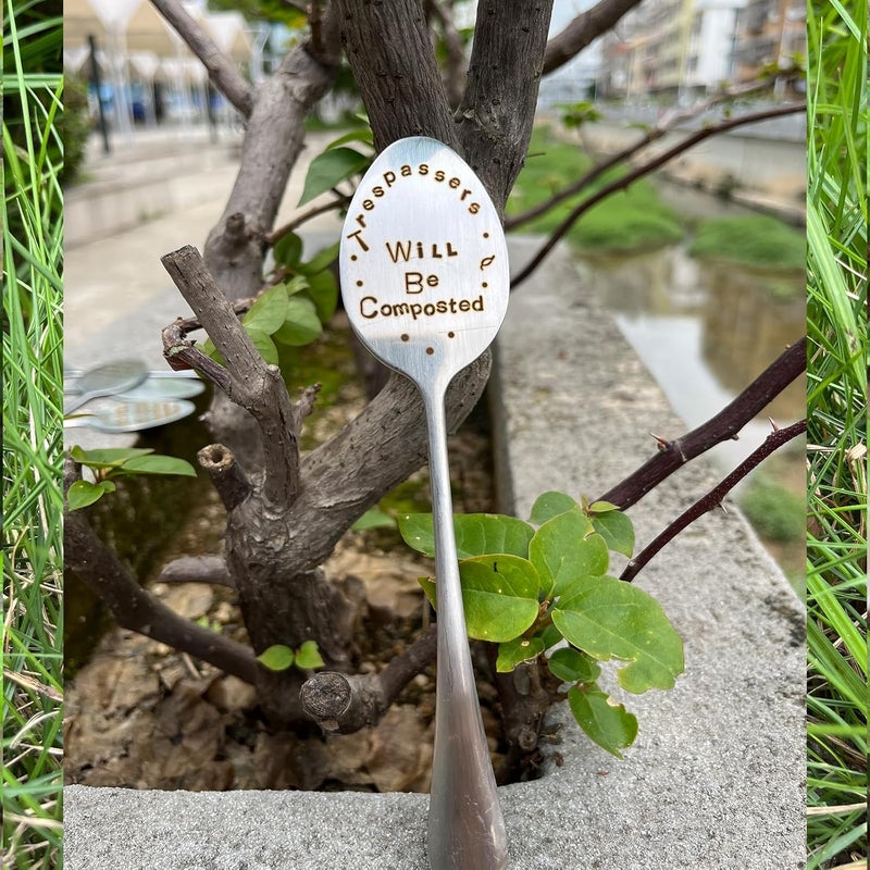 PLWalker Garden Plant Marker Friendship Gift for Women Gardeners, Plant Stake Label Sign Tag Gardening Gifts for Woman Plant Lovers, Metal Garden Decoration (Will Be Composted) - Image 5